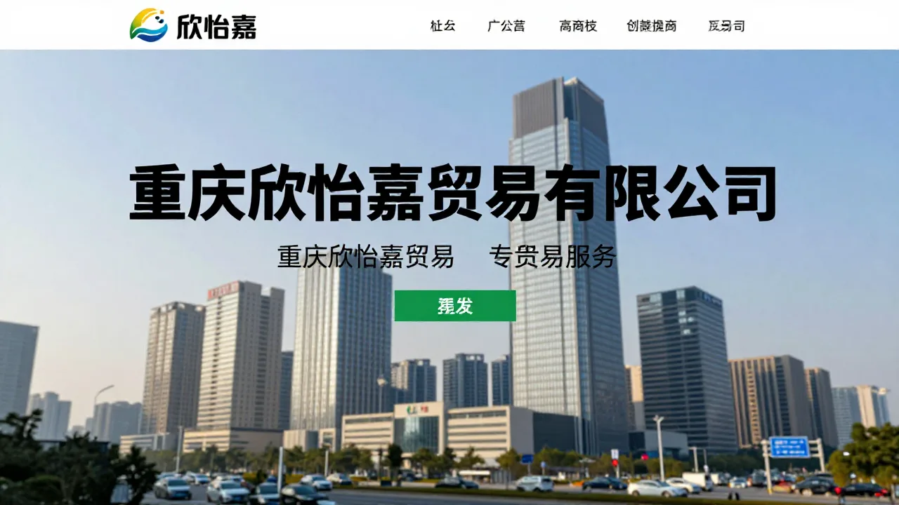 重庆欣怡嘉贸易有限公司 首页主视觉